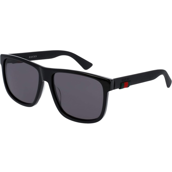 Gucci Other - Gucci Black Acetate Unisex Sunglasses 58mm